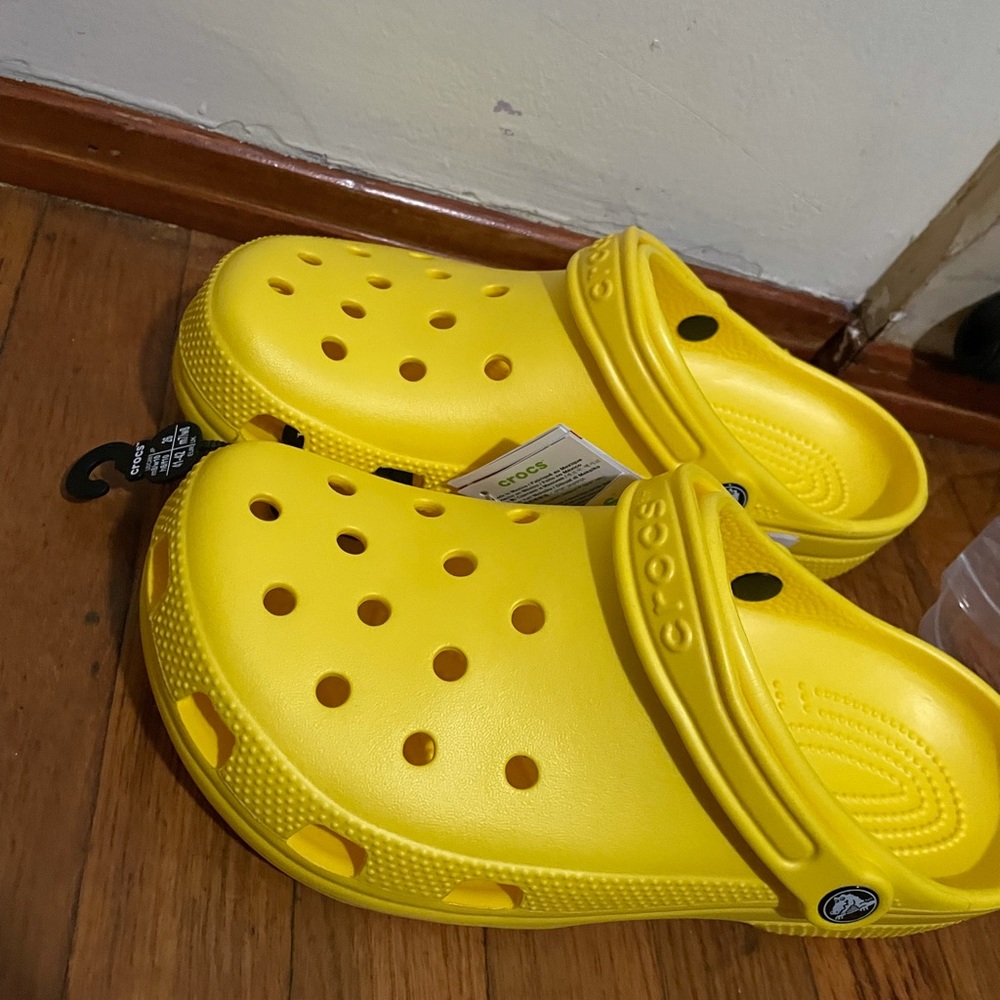 Yellow Crocs